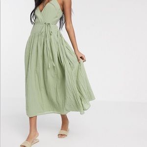 ASOS Wrap-around Dress Mint